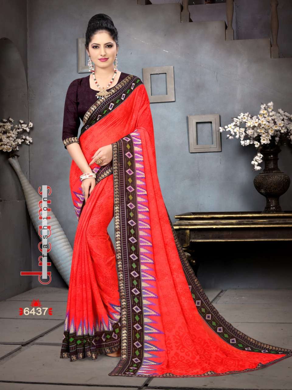 ADVANCE BOOKING VOL-12 BY HAYTEE 6429 TO 6440 SERIES INDIAN TRADITIONAL WEAR COLLECTION BEAUTIFUL STYLISH FANCY COLORFUL PARTY WEAR & OCCASIONAL WEAR HEAVY DANI PRINTED SAREES AT WHOLESALE PRICE