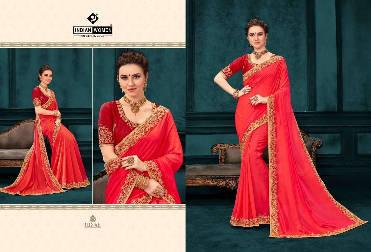 SHIVALIKA BY INDIAN WOMEN 10341 TO 10350 SERIES INDIAN TRADITIONAL WEAR COLLECTION BEAUTIFUL STYLISH FANCY COLORFUL PARTY WEAR & OCCASIONAL WEAR TWO TONE SILK EMBROIDERED SAREES AT WHOLESALE PRICE