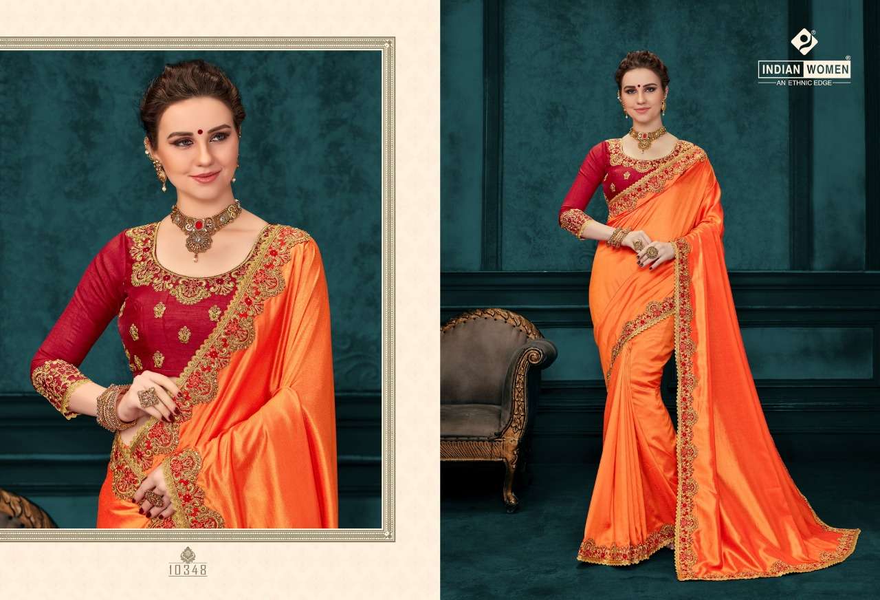 SHIVALIKA BY INDIAN WOMEN 10341 TO 10350 SERIES INDIAN TRADITIONAL WEAR COLLECTION BEAUTIFUL STYLISH FANCY COLORFUL PARTY WEAR & OCCASIONAL WEAR TWO TONE SILK EMBROIDERED SAREES AT WHOLESALE PRICE