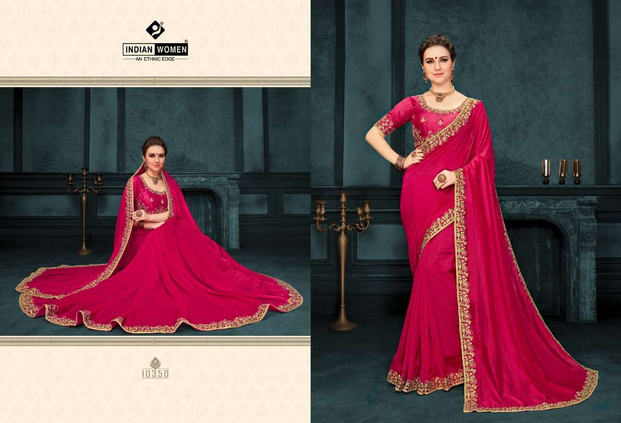 SHIVALIKA BY INDIAN WOMEN 10341 TO 10350 SERIES INDIAN TRADITIONAL WEAR COLLECTION BEAUTIFUL STYLISH FANCY COLORFUL PARTY WEAR & OCCASIONAL WEAR TWO TONE SILK EMBROIDERED SAREES AT WHOLESALE PRICE