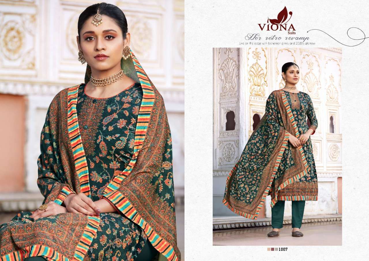 ARSHIFA BY VIONA SUITS 1001 TO 1008 SERIES BEAUTIFUL SUITS STYLISH FANCY COLORFUL PARTY WEAR & OCCASIONAL WEAR PURE 9000 KOREAN VELVET DIGITAL PRINTED DRESSES AT WHOLESALE PRICE