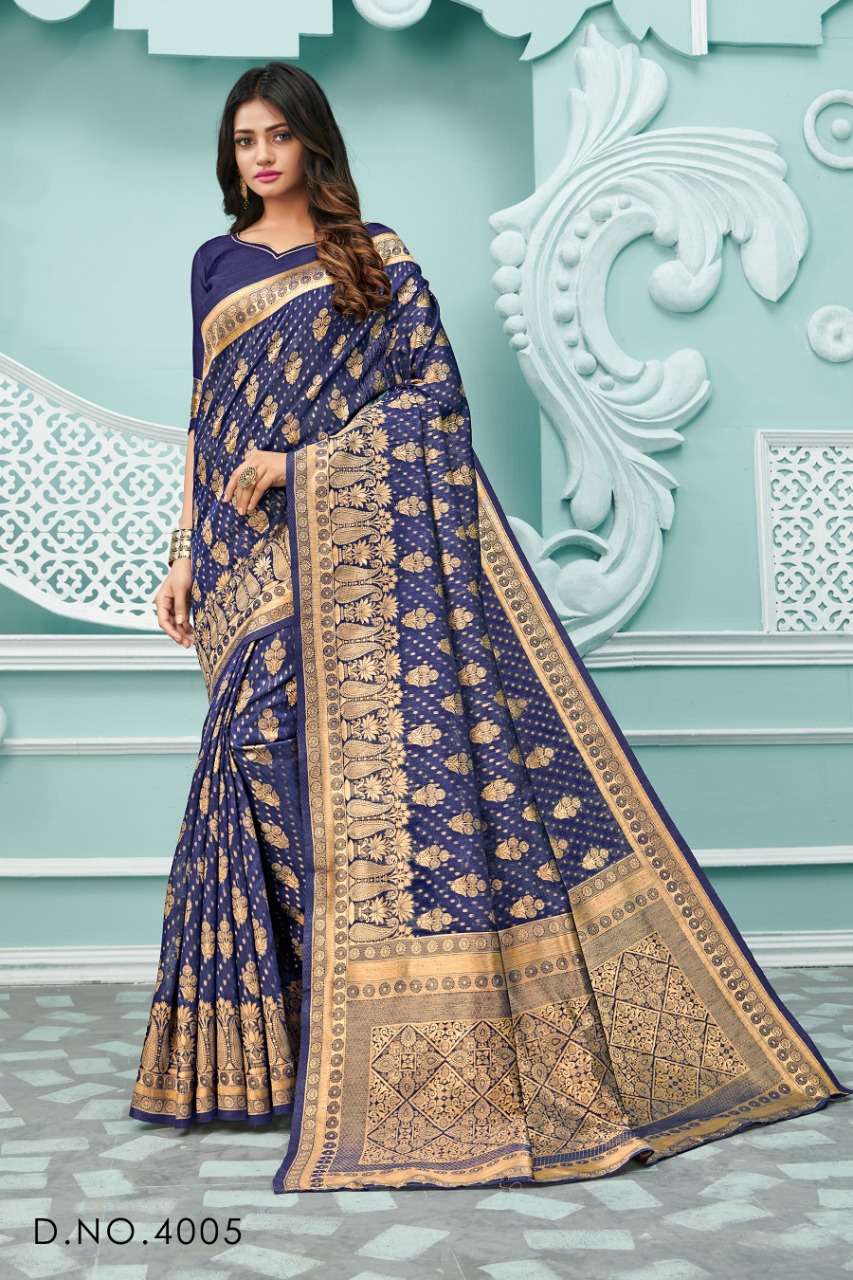 VANSHIKA BY SANGAM PRINTS 4001 TO 4006 SERIES INDIAN TRADITIONAL WEAR COLLECTION BEAUTIFUL STYLISH FANCY COLORFUL PARTY WEAR & OCCASIONAL WEAR COTTON HANDLOOM SAREES AT WHOLESALE PRICE