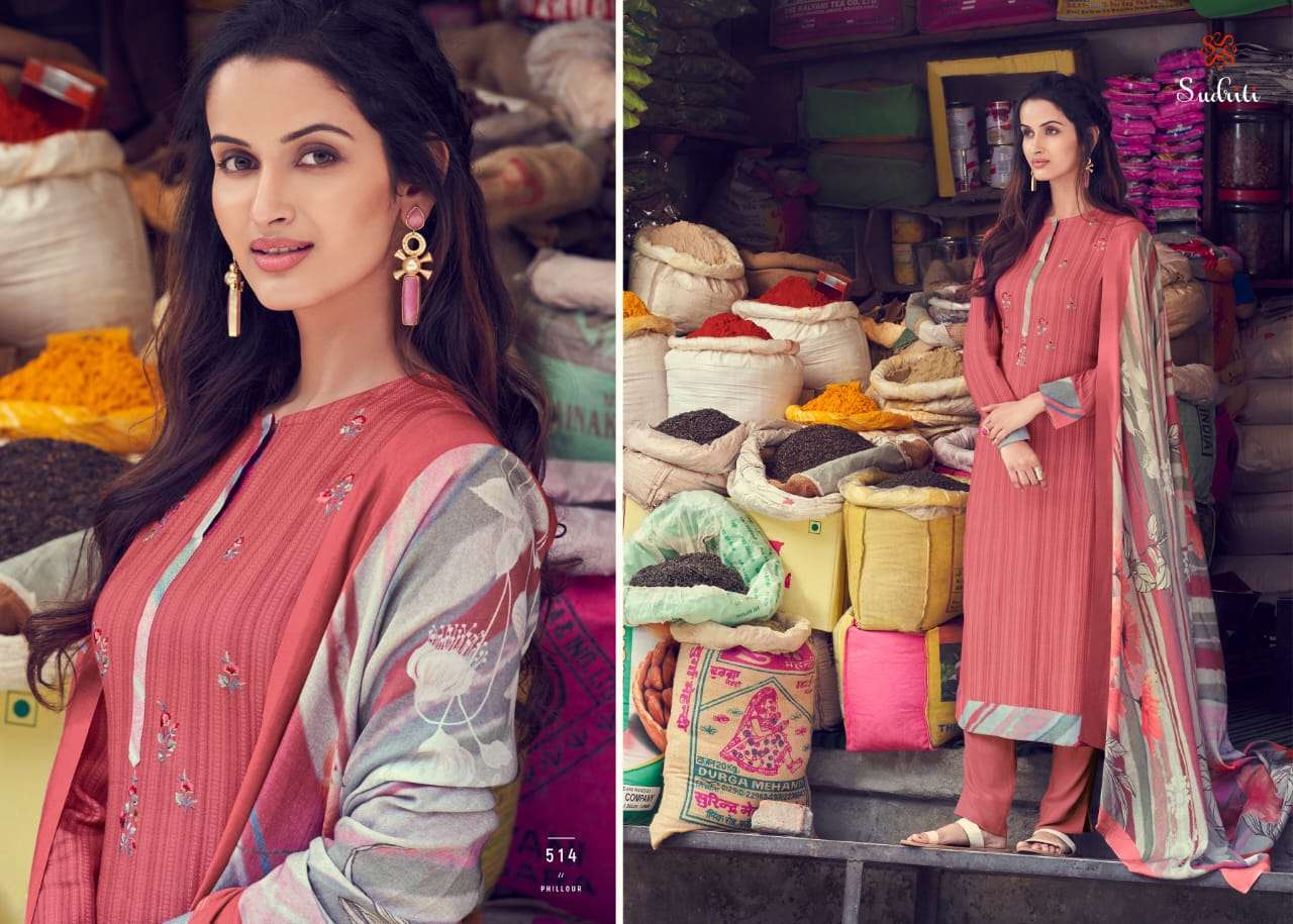 PHILLOUR BY SUDHRITI SUITS BEAUTIFUL FANCY COLORFUL STYLISH PARTY WEAR & OCCASIONAL WEAR PASHMINA DIGITAL PRINT WITH EMBROIDERY DRESSES AT WHOLESALE PRICE