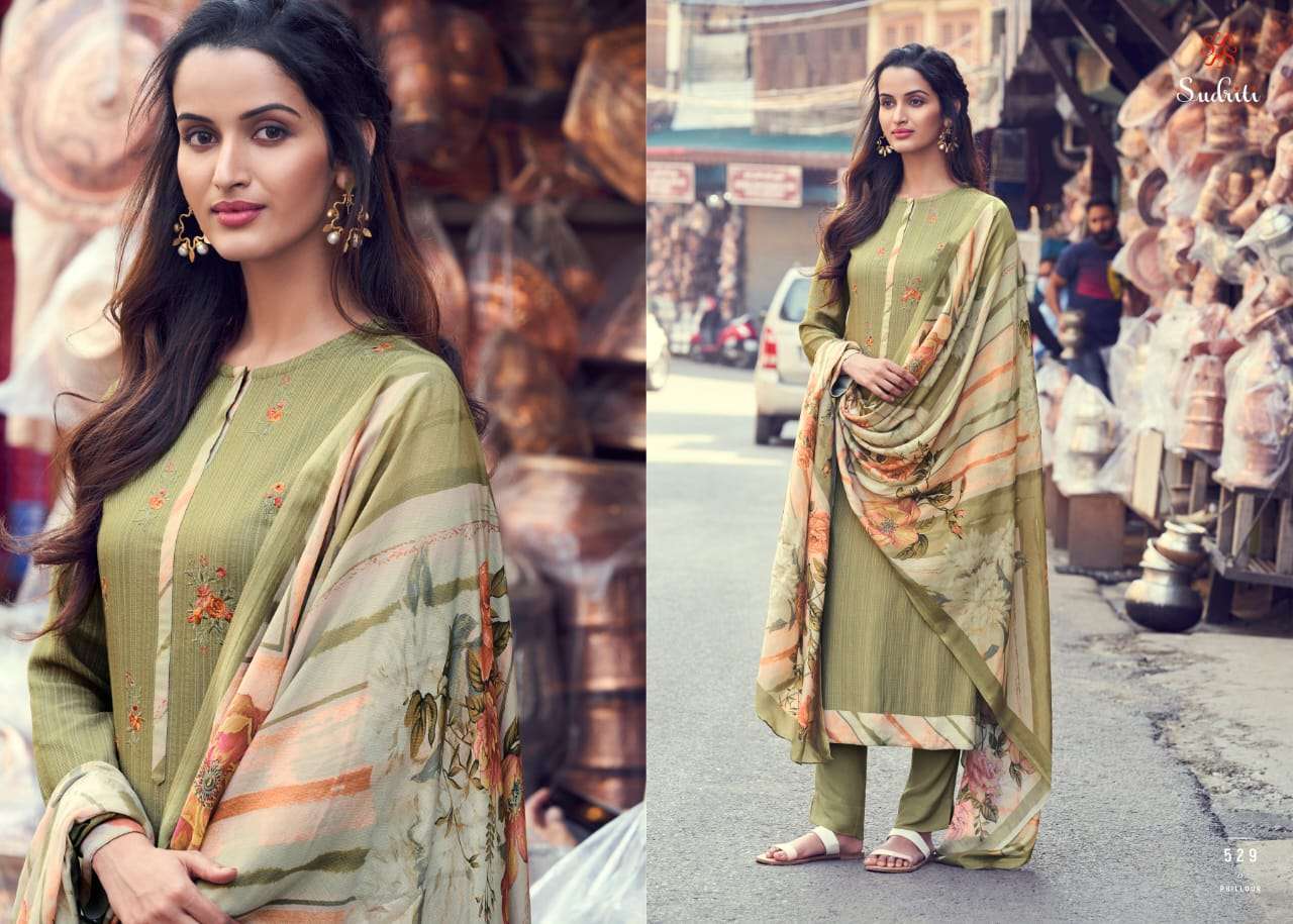 PHILLOUR BY SUDHRITI SUITS BEAUTIFUL FANCY COLORFUL STYLISH PARTY WEAR & OCCASIONAL WEAR PASHMINA DIGITAL PRINT WITH EMBROIDERY DRESSES AT WHOLESALE PRICE