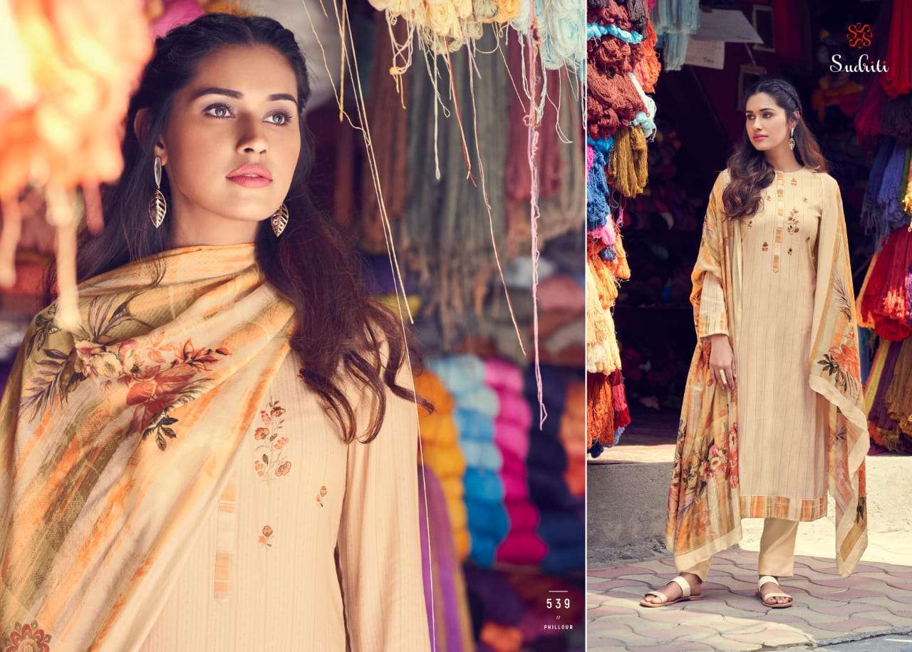 PHILLOUR BY SUDHRITI SUITS BEAUTIFUL FANCY COLORFUL STYLISH PARTY WEAR & OCCASIONAL WEAR PASHMINA DIGITAL PRINT WITH EMBROIDERY DRESSES AT WHOLESALE PRICE
