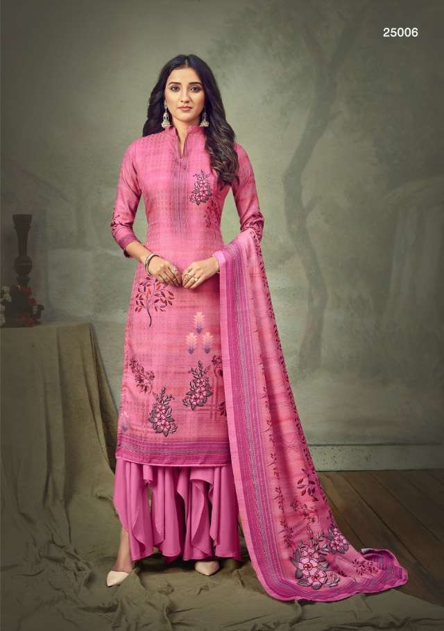 ZEENAZ BY SKT SUITS 25001 TO 25006 SERIES BEAUTIFUL SUITS STYLISH FANCY COLORFUL PARTY WEAR & OCCASIONAL WEAR PURE PASHMINA DIGITAL PRINTED DRESSES AT WHOLESALE PRICE