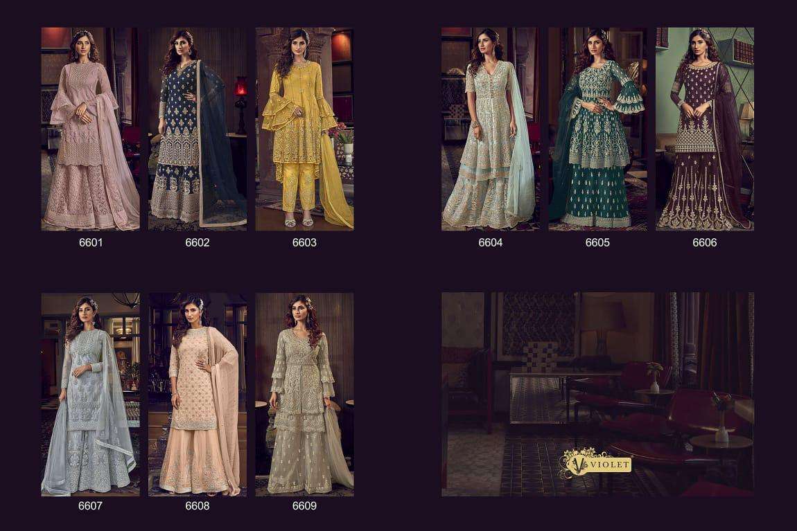 SNOW WHITE 6601 SERIES BY SWAGAT 6601 TO 6609 SERIES DESIGNER FESTIVE SUITS COLLECTION BEAUTIFUL STYLISH FANCY COLORFUL PARTY WEAR & OCCASIONAL WEAR GEORGETTE/NET EMBROIDERED DRESSES AT WHOLESALE PRICE
