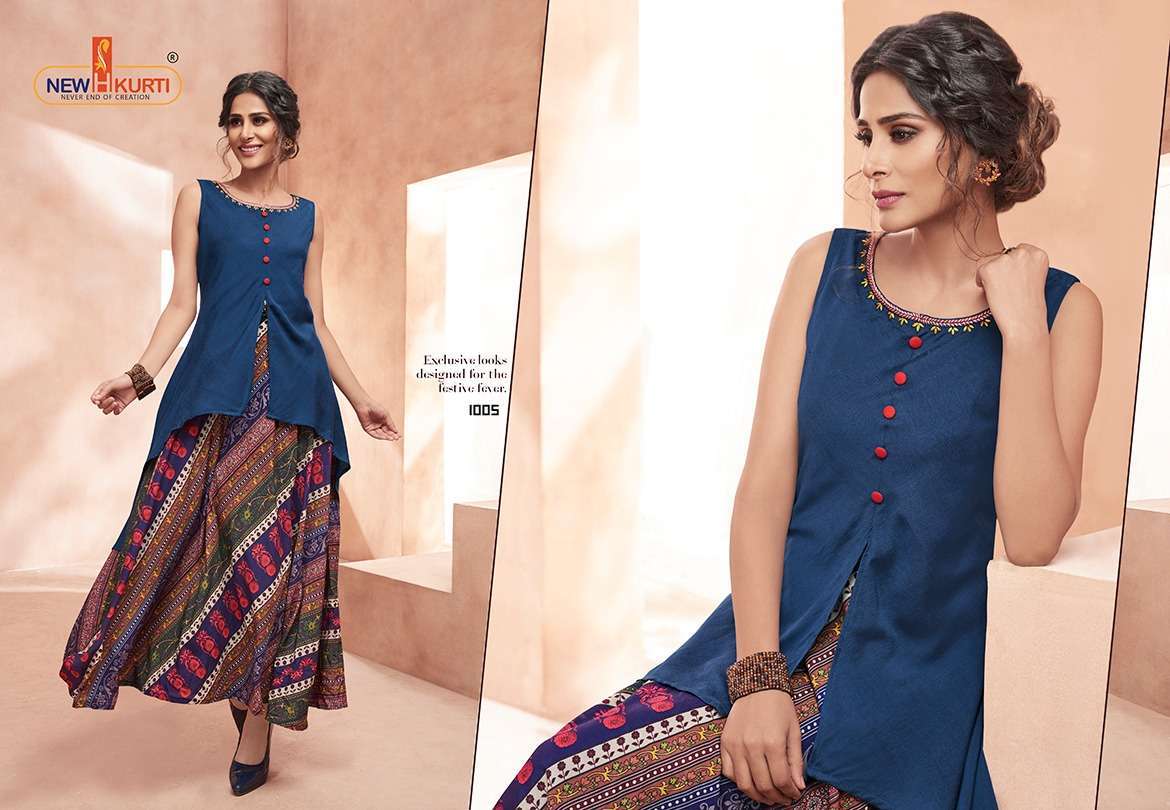 CLASSICO BY NEHA FASHION 1001 TO 1009 SERIES STYLISH FANCY BEAUTIFUL COLORFUL CASUAL WEAR & ETHNIC WEAR MUSLIN DIGITAL PRINT GOWNS AT WHOLESALE PRICE