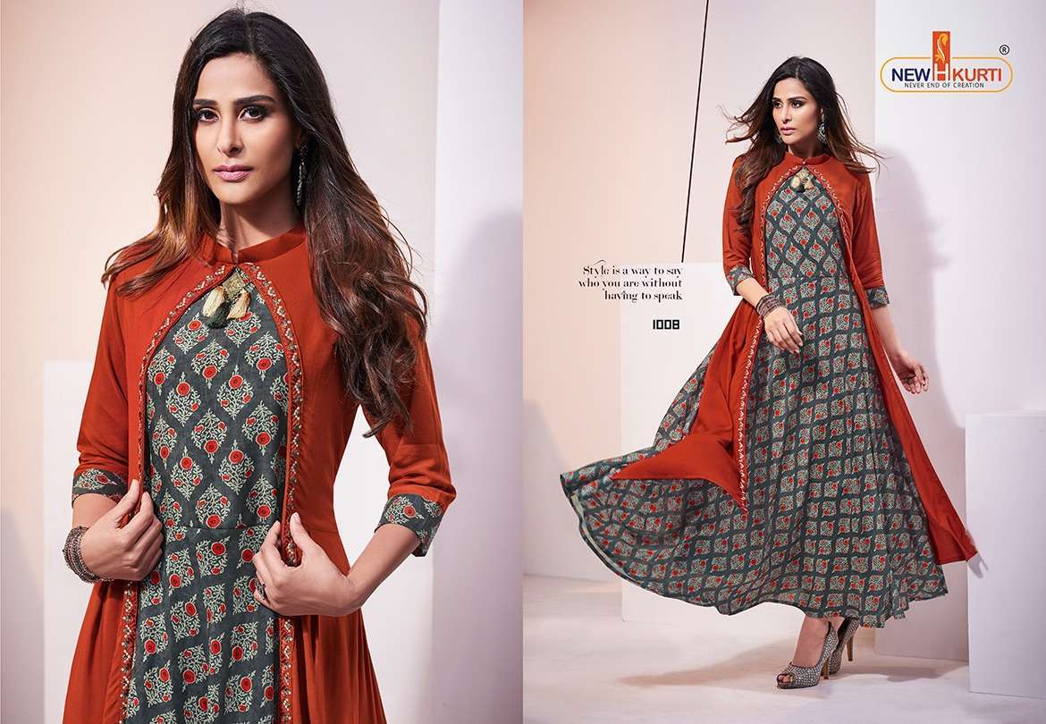 CLASSICO BY NEHA FASHION 1001 TO 1009 SERIES STYLISH FANCY BEAUTIFUL COLORFUL CASUAL WEAR & ETHNIC WEAR MUSLIN DIGITAL PRINT GOWNS AT WHOLESALE PRICE