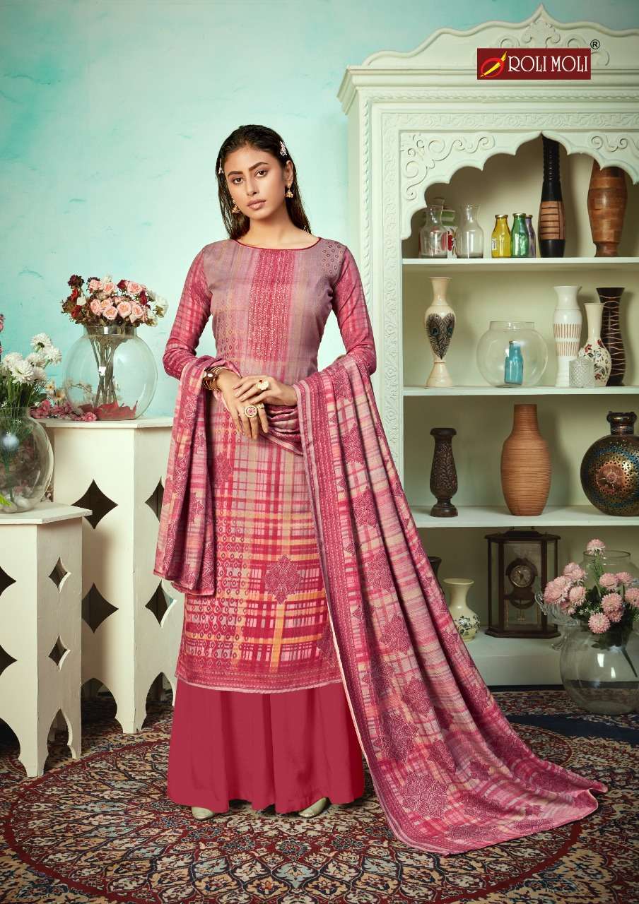 MALLIKA VOL-2 BY ROLI MOLI 1001 TO 1010 SERIES BEAUTIFUL STYLISH SHARARA SUITS FANCY COLORFUL CASUAL WEAR & ETHNIC WEAR & READY TO WEAR HEAVY COTTON PRINTED DRESSES AT WHOLESALE PRICE