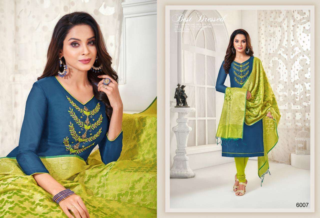 LIFESTYLE VOL-6 BY SHAGUN LIFESTYLE 6001 TO 6012 SERIES BEAUTIFUL COLORFUL STYLISH PRETTY PARTY WEAR CASUAL WEAR OCCASIONAL WEAR MODAL SILK PRINTED DRESSES AT WHOLESALE PRICE