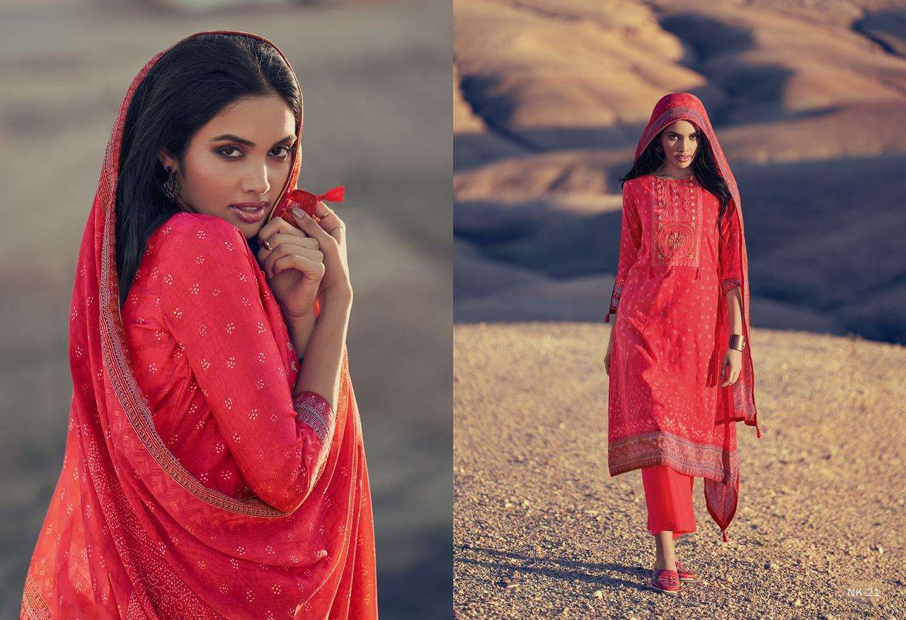 NIHARIKA BY VARSHA FASHIONS 21 TO 28 SERIES DESIGNER SUITS BEAUTIFUL STYLISH FANCY COLORFUL PARTY WEAR & OCCASIONAL WEAR SUPERIOR MUSLIN  PRINTED DRESSES AT WHOLESALE PRICE