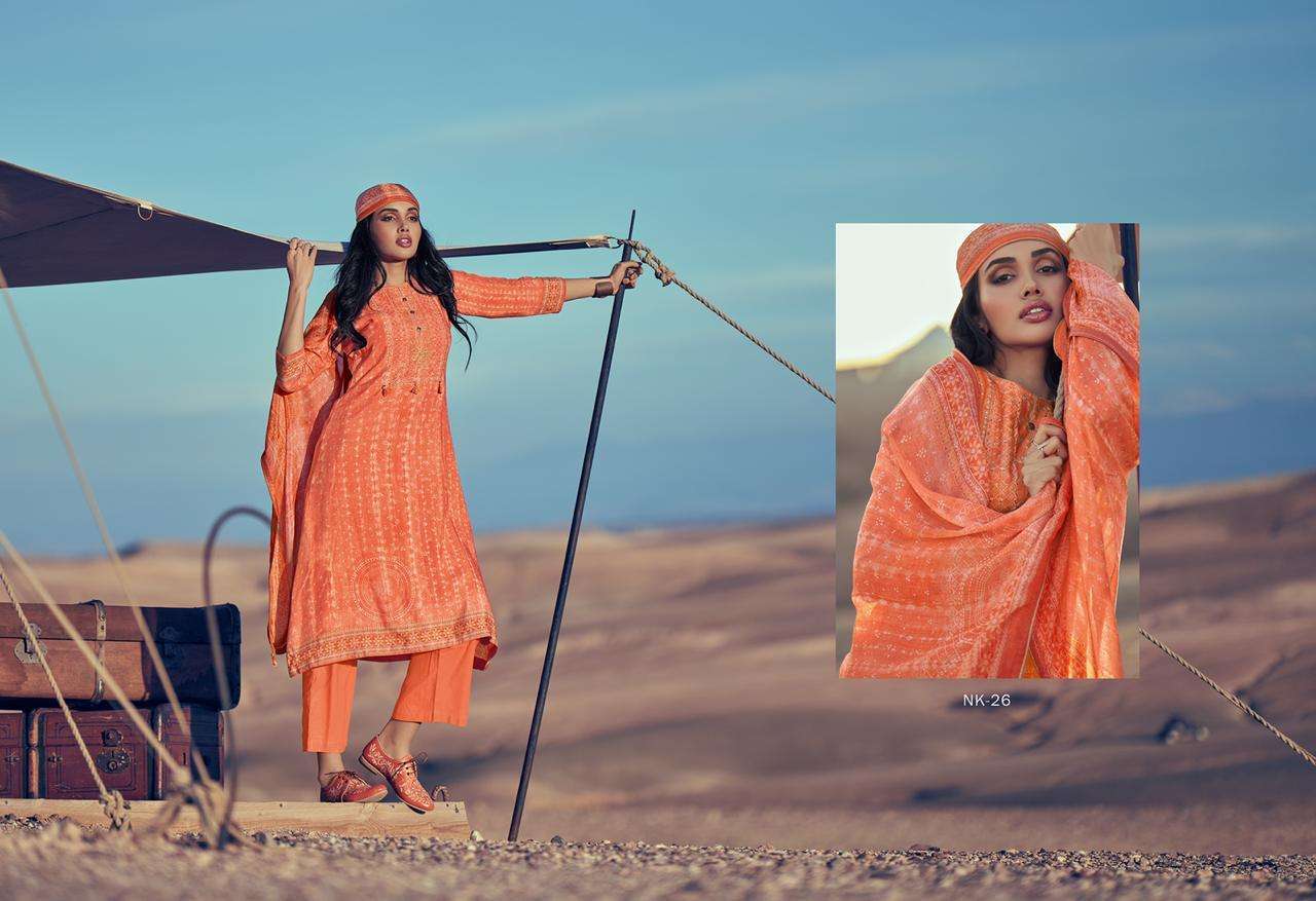 NIHARIKA BY VARSHA FASHIONS 21 TO 28 SERIES DESIGNER SUITS BEAUTIFUL STYLISH FANCY COLORFUL PARTY WEAR & OCCASIONAL WEAR SUPERIOR MUSLIN  PRINTED DRESSES AT WHOLESALE PRICE