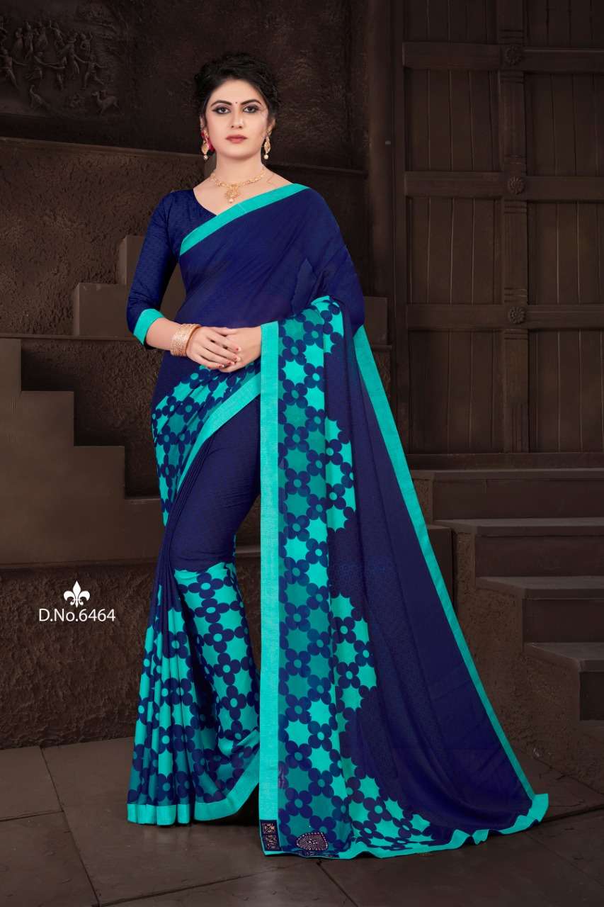 COLORS-47 BY HAYTEE 6462 TO 6469 SERIES INDIAN TRADITIONAL WEAR COLLECTION BEAUTIFUL STYLISH FANCY COLORFUL PARTY WEAR & OCCASIONAL WEAR HEAVY DANI PRINTED SAREES AT WHOLESALE PRICE