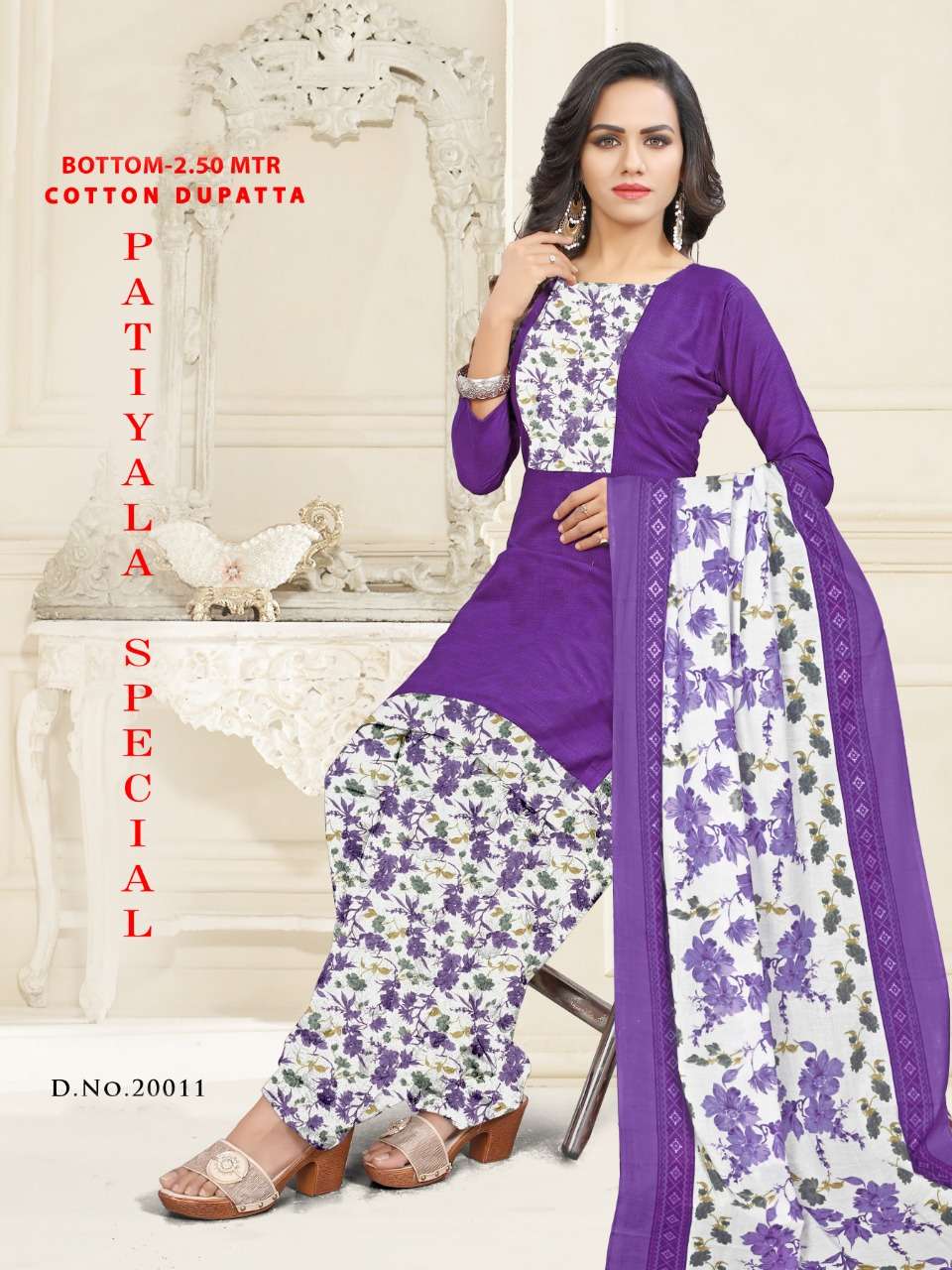 PATIYALA SPECIAL VOL-2 20001 SERIES BY VANDANA 20001 TO 20012 SERIES SUITS BEAUTIFUL FANCY COLORFUL STYLISH PARTY WEAR & OCCASIONAL WEAR COTTON PRINTED DRESSES AT WHOLESALE PRICE