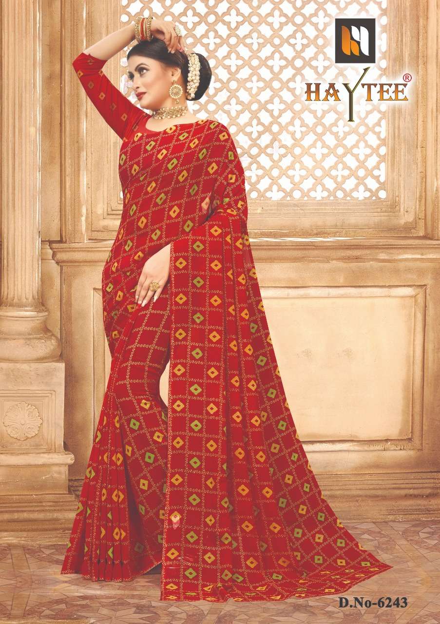 SPLASH VOL-90 BY HAYTEE 6232 TO 6243 SERIES INDIAN TRADITIONAL WEAR COLLECTION BEAUTIFUL STYLISH FANCY COLORFUL PARTY WEAR & OCCASIONAL WEAR DANI PRINTED SAREES AT WHOLESALE PRICE