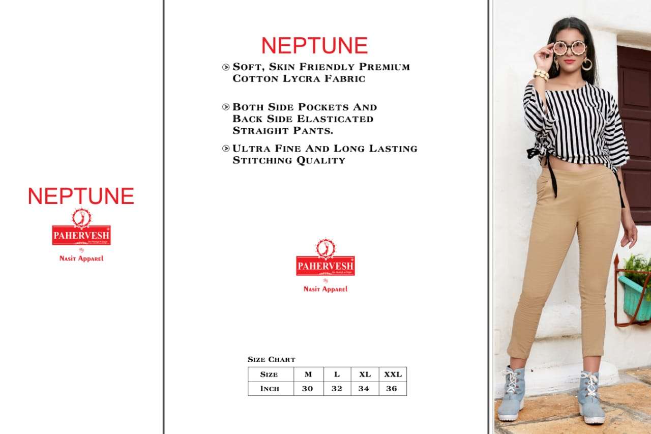 NEPTUNE BY PAHERVESH 01 TO 13 SERIES BEAUTIFUL STYLISH FANCY COLORFUL CASUAL WEAR & ETHNIC WEAR LYCRA COTTON TOPS AT WHOLESALE PRICE