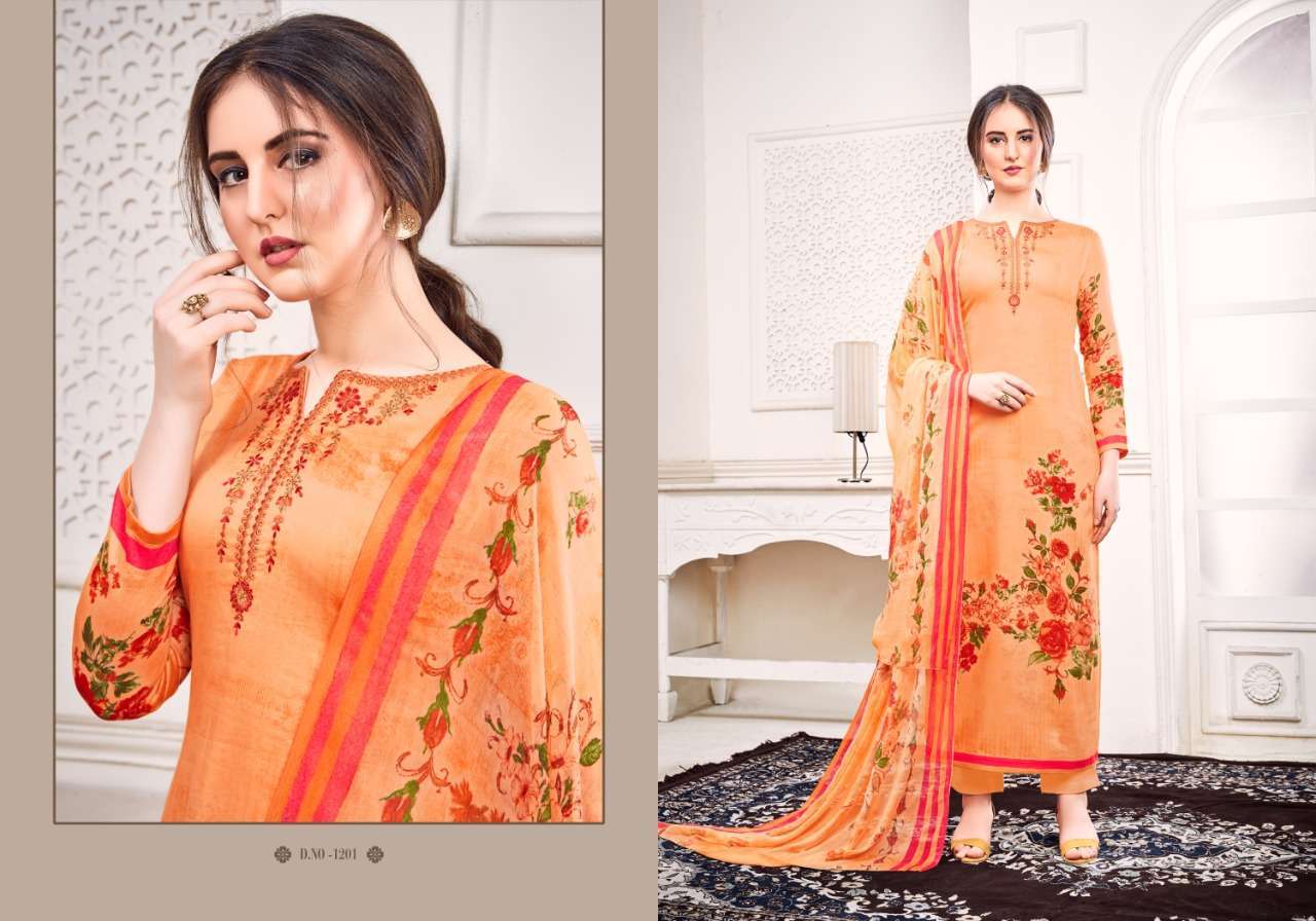 ZUBA BY RUHAAB 1200 TO 1209 SERIES DESIGNER SHARARA SUITS COLLECTION BEAUTIFUL STYLISH FANCY COLORFUL PARTY WEAR & OCCASIONAL WEAR JAM SILK EMBROIDERED DRESSES AT WHOLESALE PRICE