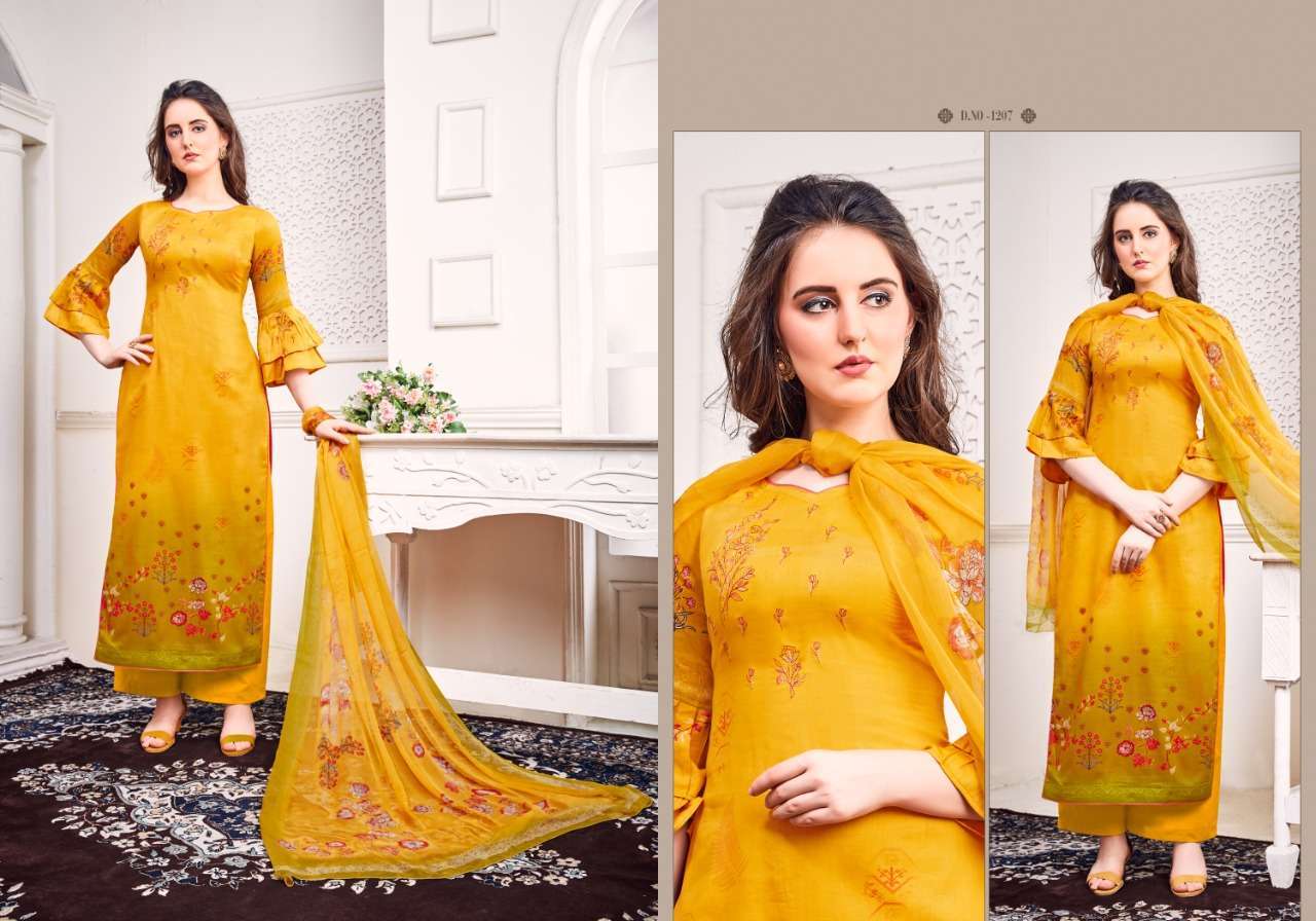 ZUBA BY RUHAAB 1200 TO 1209 SERIES DESIGNER SHARARA SUITS COLLECTION BEAUTIFUL STYLISH FANCY COLORFUL PARTY WEAR & OCCASIONAL WEAR JAM SILK EMBROIDERED DRESSES AT WHOLESALE PRICE