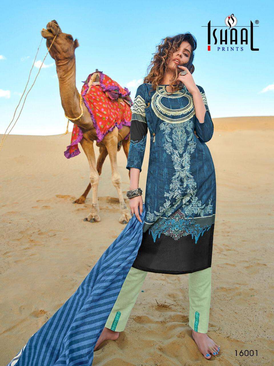 GULMOHAR VOL-16 BY ISHAAL PRINT 16001 TO 16010 SERIES BEAUTIFUL SUITS STYLISH FANCY COLORFUL PARTY WEAR & OCCASIONAL WEAR PURE LAWN PRINTED DRESSES AT WHOLESALE PRICE
