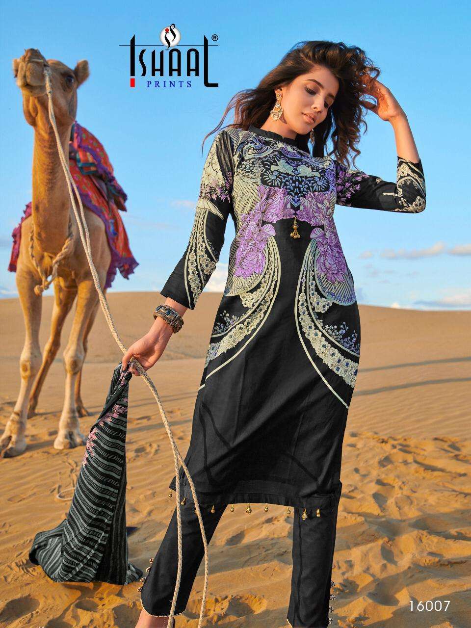 GULMOHAR VOL-16 BY ISHAAL PRINT 16001 TO 16010 SERIES BEAUTIFUL SUITS STYLISH FANCY COLORFUL PARTY WEAR & OCCASIONAL WEAR PURE LAWN PRINTED DRESSES AT WHOLESALE PRICE