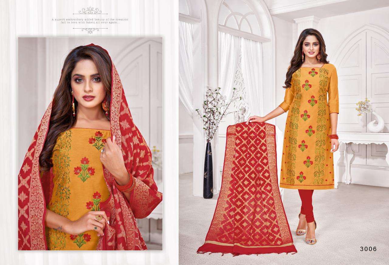 VACCINE VOL-3 BY SHAGUN LIFESTYLE 3001 TO 3012 SERIES BEAUTIFUL STYLISH SHARARA SUITS FANCY COLORFUL CASUAL WEAR & ETHNIC WEAR & READY TO WEAR MODAL SILK WITH EMBROIDERY DRESSES AT WHOLESALE PRICE