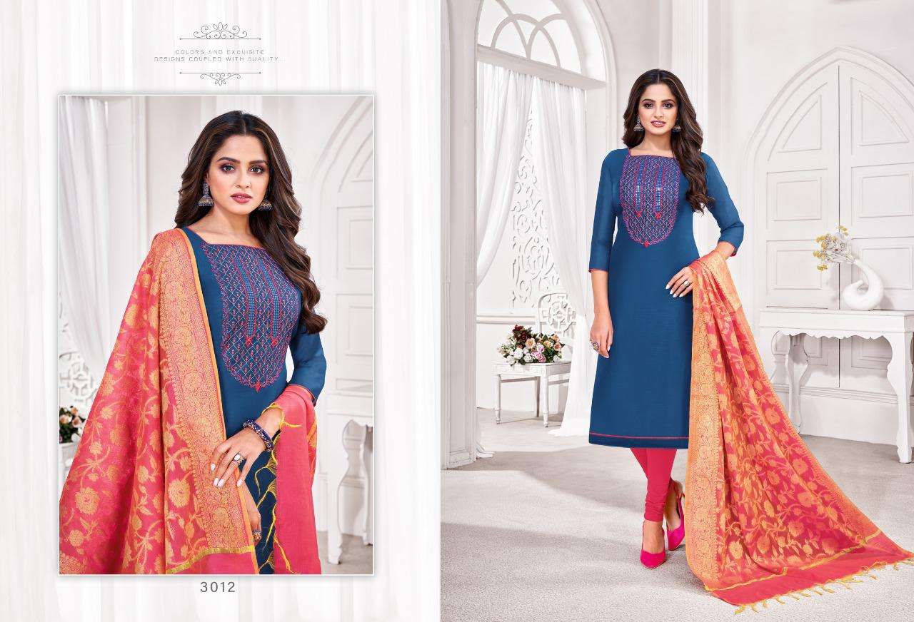 VACCINE VOL-3 BY SHAGUN LIFESTYLE 3001 TO 3012 SERIES BEAUTIFUL STYLISH SHARARA SUITS FANCY COLORFUL CASUAL WEAR & ETHNIC WEAR & READY TO WEAR MODAL SILK WITH EMBROIDERY DRESSES AT WHOLESALE PRICE