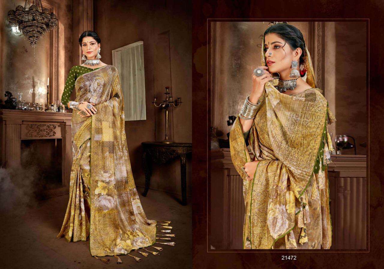 BANSURI BY 5D DESIGNER 21471 TO 21478 SERIES INDIAN TRADITIONAL WEAR COLLECTION BEAUTIFUL STYLISH FANCY COLORFUL PARTY WEAR & OCCASIONAL WEAR SILK SAREES AT WHOLESALE PRICE