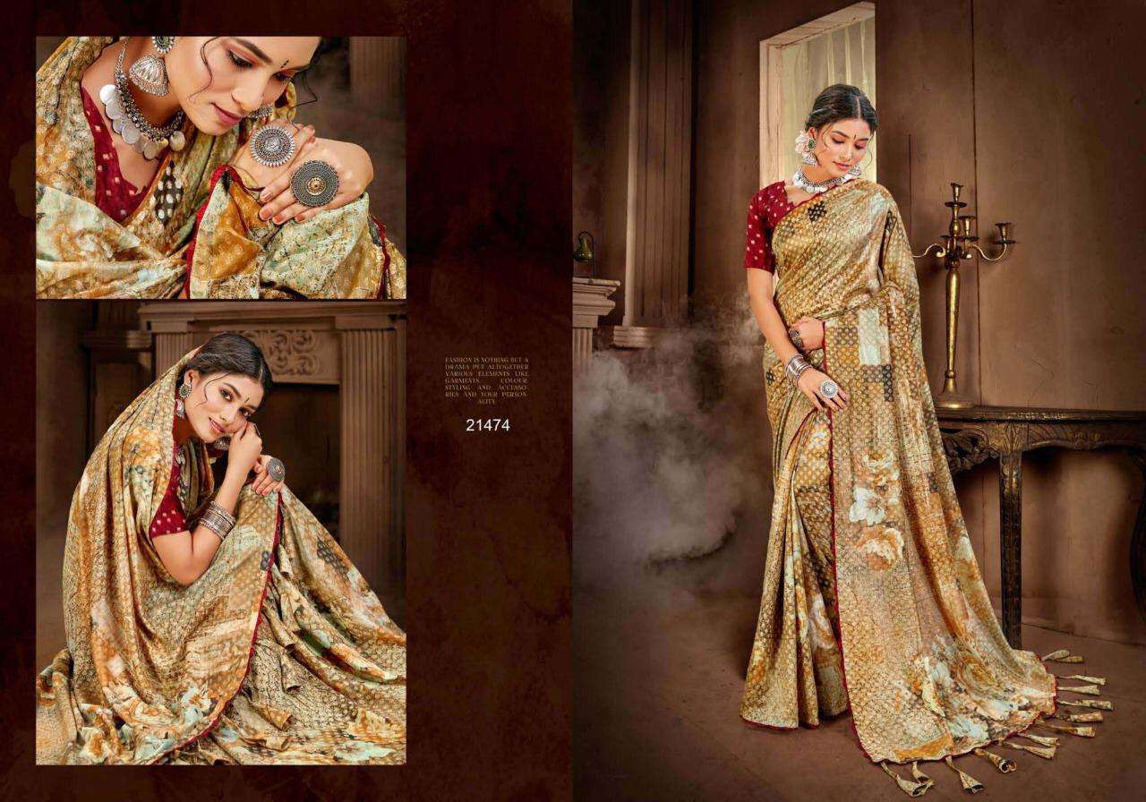 BANSURI BY 5D DESIGNER 21471 TO 21478 SERIES INDIAN TRADITIONAL WEAR COLLECTION BEAUTIFUL STYLISH FANCY COLORFUL PARTY WEAR & OCCASIONAL WEAR SILK SAREES AT WHOLESALE PRICE