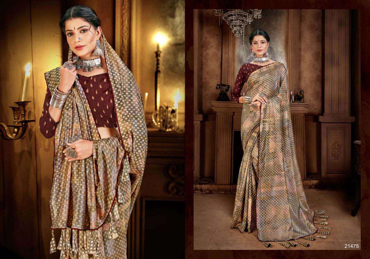 BANSURI BY 5D DESIGNER 21471 TO 21478 SERIES INDIAN TRADITIONAL WEAR COLLECTION BEAUTIFUL STYLISH FANCY COLORFUL PARTY WEAR & OCCASIONAL WEAR SILK SAREES AT WHOLESALE PRICE