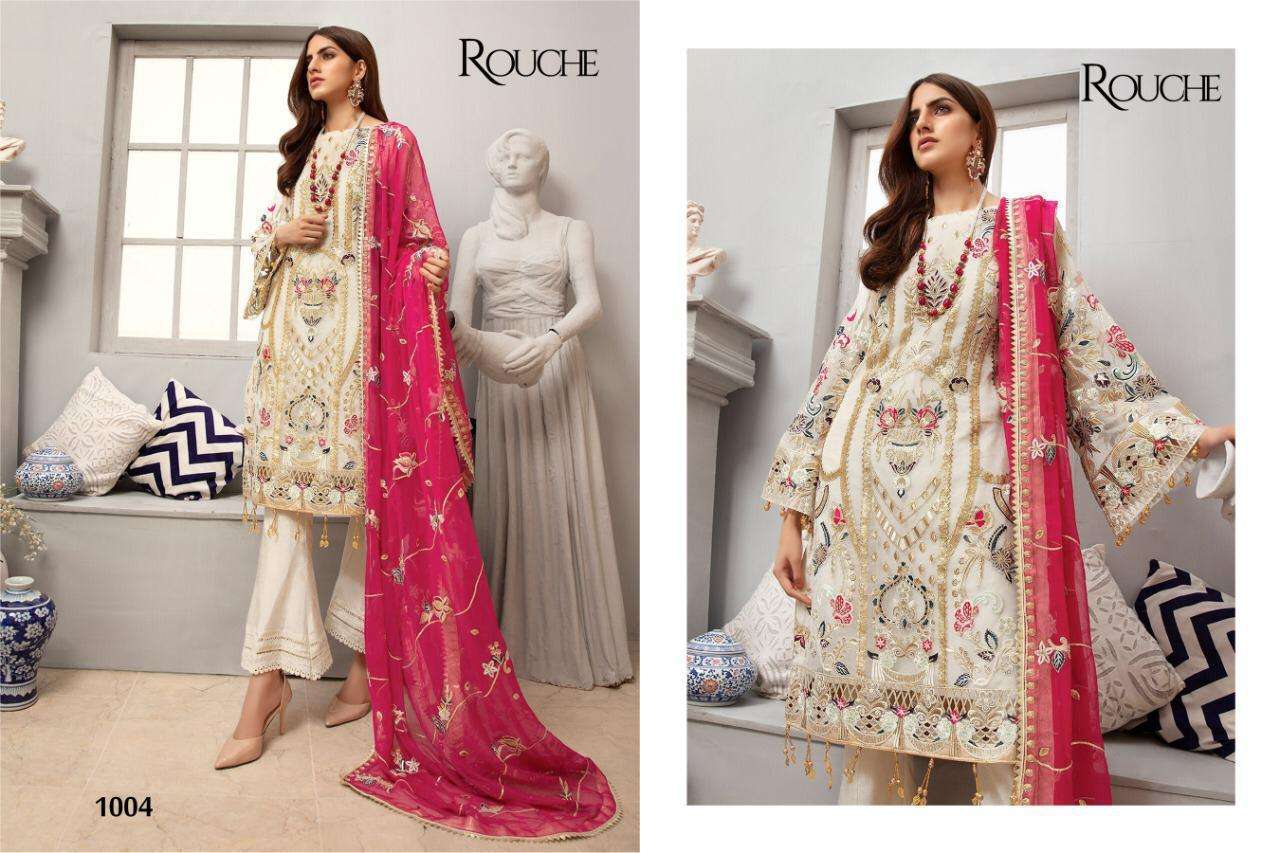 ROUCHE HIT DESIGNS VOL-2 BY ROUCHE BEAUTIFUL STYLISH PAKISATNI SUITS FANCY COLORFUL CASUAL WEAR & ETHNIC WEAR & READY TO WEAR FANCY DRESSES AT WHOLESALE PRICE