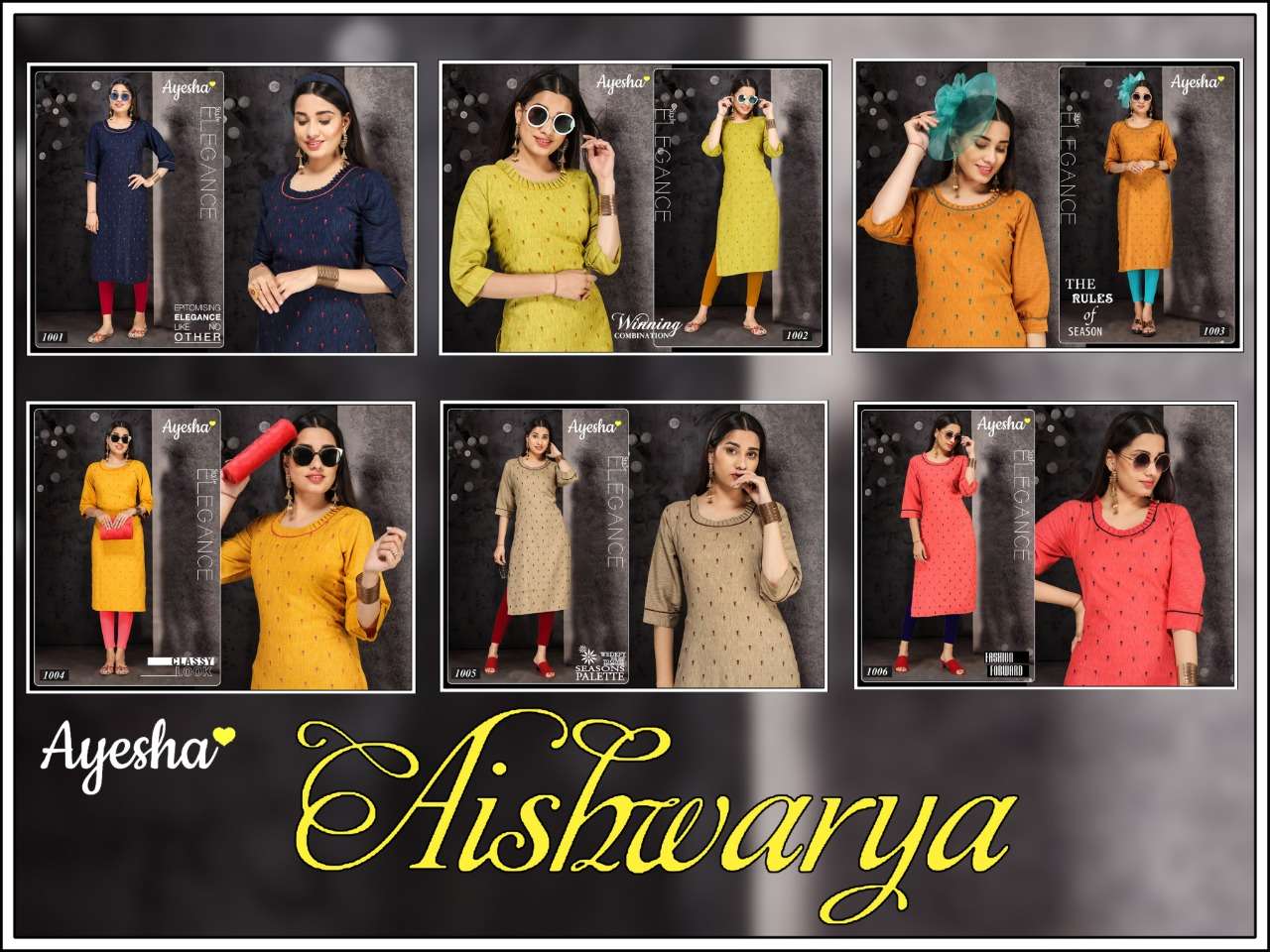 AISHWARYA BY AYESHA 1001 TO 1006 SERIES BEAUTIFUL STYLISH FANCY COLORFUL PARTY WEAR & OCCASIONAL WEAR LIQUID SEQUENCE WORK KURTIS AT WHOLESALE PRICE