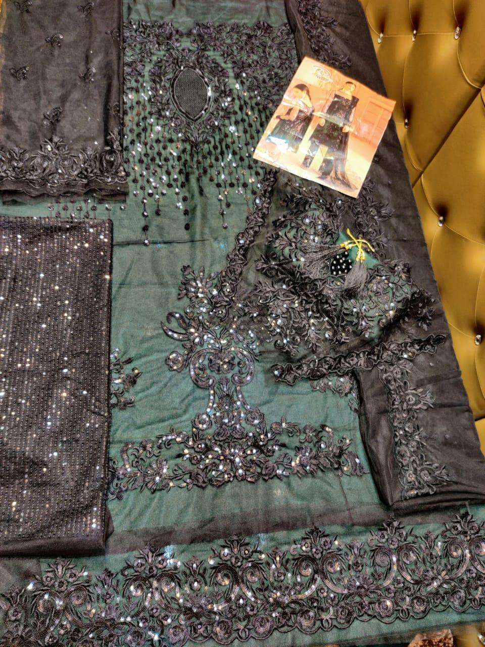 SERENE HIT DESIGN 1001-D BY LAIBAAH DESIGNER PAKISTANI SUITS BEAUTIFUL FANCY COLORFUL STYLISH PARTY WEAR & OCCASIONAL WEAR BUTTERFLY NET WITH EMBROIDERY DRESSES AT WHOLESALE PRICE