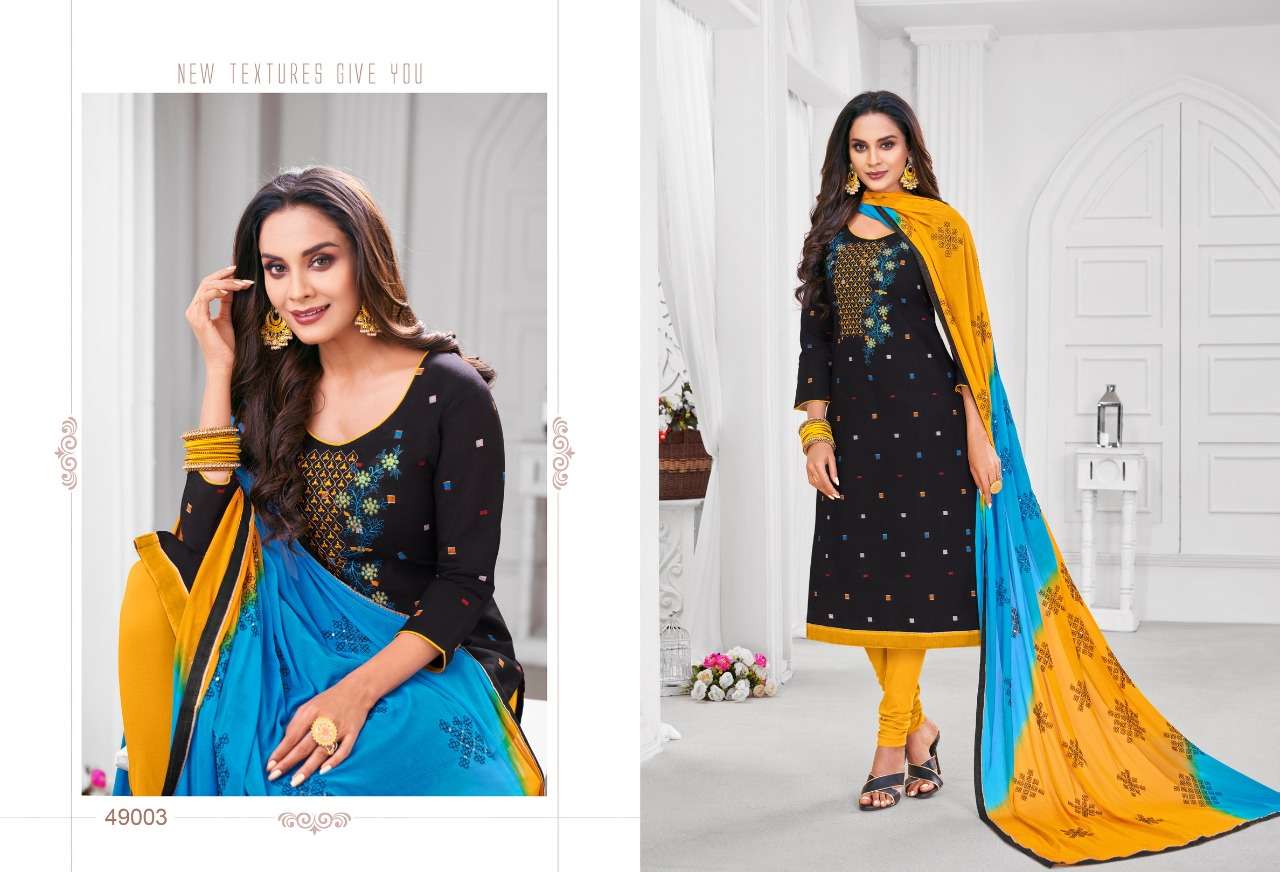 APPLE VOL-6 BY KAPIL TEX 49001 TO 49012 SERIES BEAUTIFUL COLORFUL STYLISH FANCY CASUAL WEAR & ETHNIC WEAR & READY TO WEAR SOUTH COTTON DRESSES AT WHOLESALE PRICE