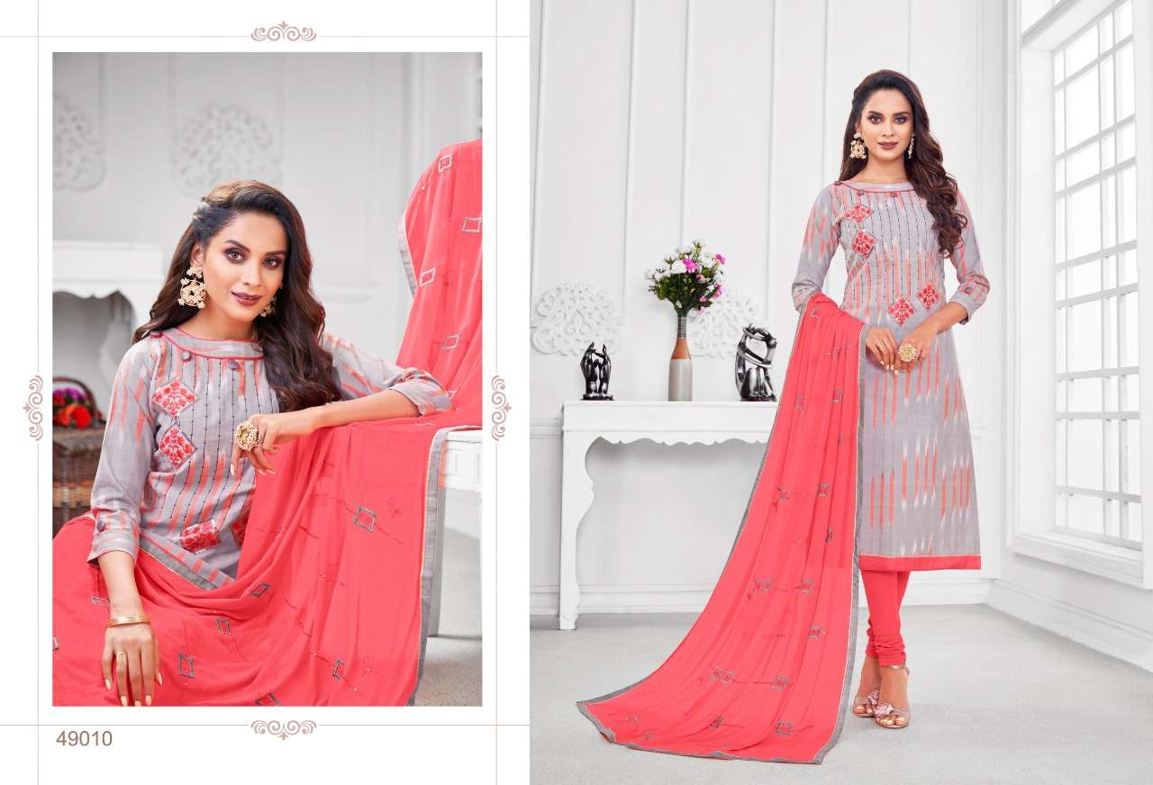 APPLE VOL-6 BY KAPIL TEX 49001 TO 49012 SERIES BEAUTIFUL COLORFUL STYLISH FANCY CASUAL WEAR & ETHNIC WEAR & READY TO WEAR SOUTH COTTON DRESSES AT WHOLESALE PRICE