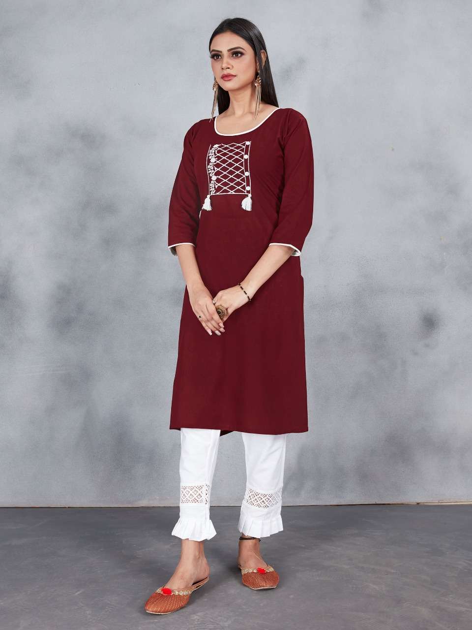 FASHION QUEEN BY KAAMIRI 01 TO 04 SERIES STYLISH FANCY BEAUTIFUL COLORFUL CASUAL WEAR & ETHNIC WEAR COTTON EMBROIDERY KURTIS AT WHOLESALE PRICE