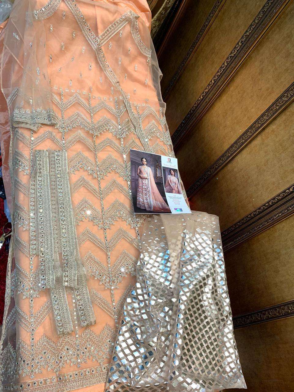 SOBIA NAZIR SPECIAL EDITION VOL-3 NX BY SHRADDHA DESIGNER BEAUTIFUL SUITS STYLISH FANCY COLORFUL PARTY WEAR & OCCASIONAL WEAR HEAVY BUTTERFLY NET WITH HEAVY WORK DRESSES AT WHOLESALE PRICE