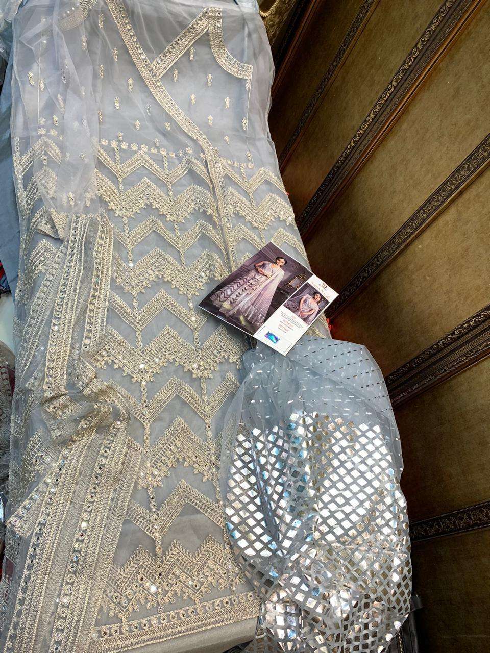 SOBIA NAZIR SPECIAL EDITION VOL-3 NX BY SHRADDHA DESIGNER BEAUTIFUL SUITS STYLISH FANCY COLORFUL PARTY WEAR & OCCASIONAL WEAR HEAVY BUTTERFLY NET WITH HEAVY WORK DRESSES AT WHOLESALE PRICE