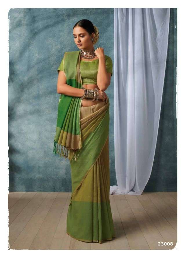 AURA VOL-2 BY SUBHASH SAREES 23001 TO 23008 SERIES INDIAN TRADITIONAL WEAR COLLECTION BEAUTIFUL STYLISH FANCY COLORFUL PARTY WEAR & OCCASIONAL WEAR LINEN SAREES AT WHOLESALE PRICE