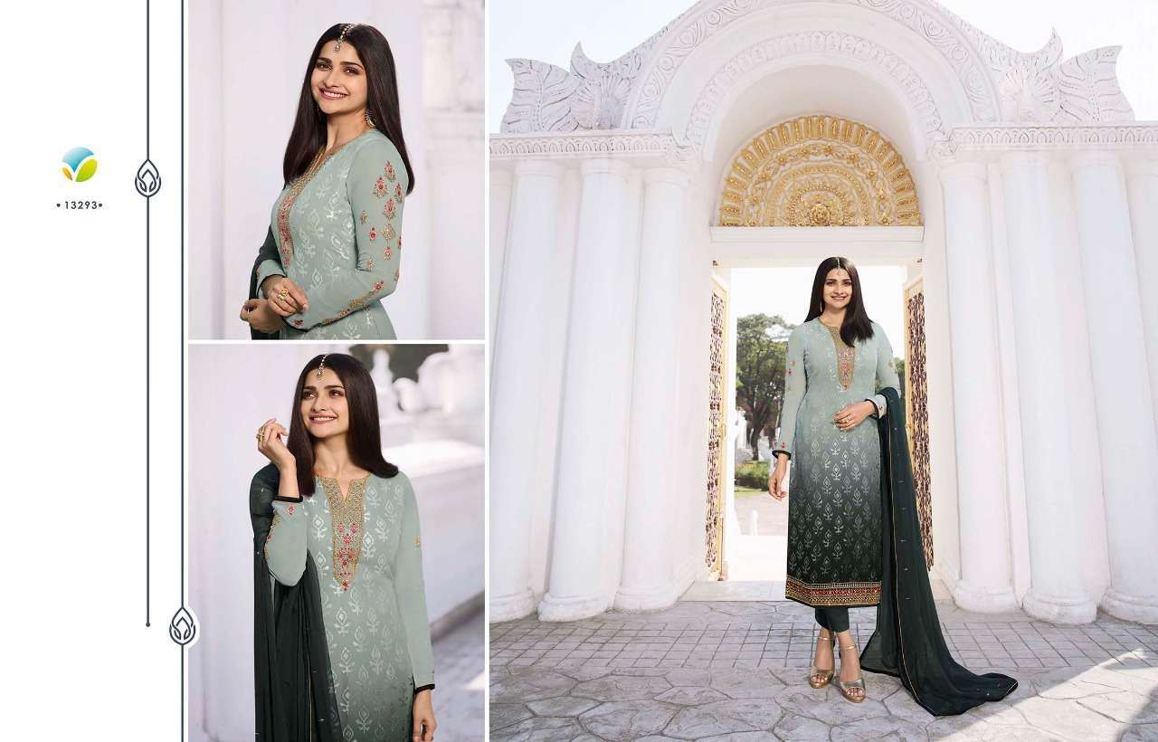 MAGICAL BRASSO VOL-9 BY VINAY FASHION 13291 TO 13298 SERIES BEAUTIFUL STYLISH SUITS FANCY COLORFUL CASUAL WEAR & ETHNIC WEAR & READY TO WEAR BRASSO EMBROIDERED DRESSES AT WHOLESALE PRICE