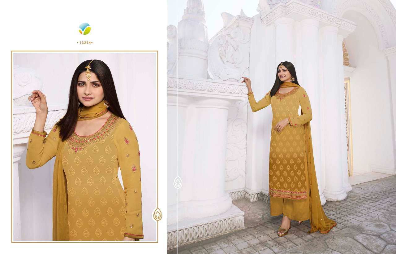 MAGICAL BRASSO VOL-9 BY VINAY FASHION 13291 TO 13298 SERIES BEAUTIFUL STYLISH SUITS FANCY COLORFUL CASUAL WEAR & ETHNIC WEAR & READY TO WEAR BRASSO EMBROIDERED DRESSES AT WHOLESALE PRICE