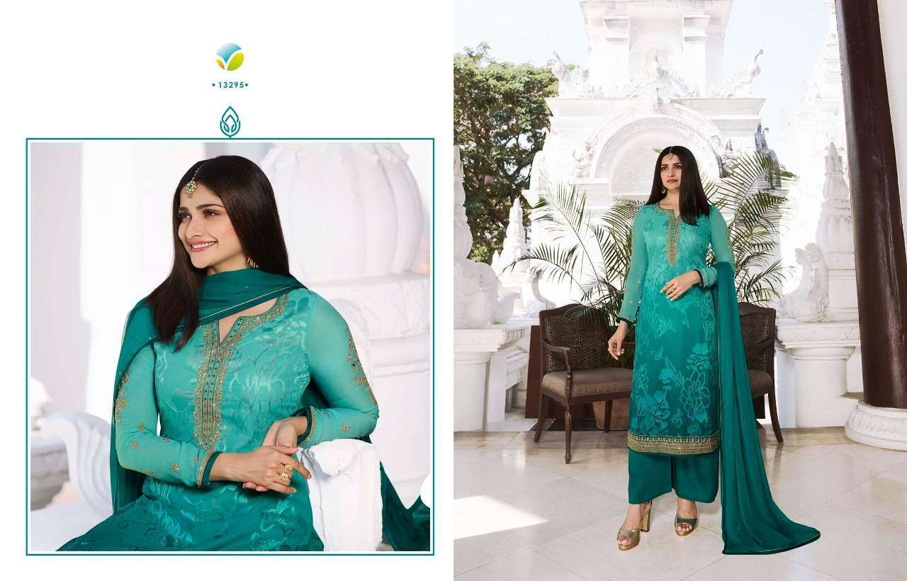 MAGICAL BRASSO VOL-9 BY VINAY FASHION 13291 TO 13298 SERIES BEAUTIFUL STYLISH SUITS FANCY COLORFUL CASUAL WEAR & ETHNIC WEAR & READY TO WEAR BRASSO EMBROIDERED DRESSES AT WHOLESALE PRICE