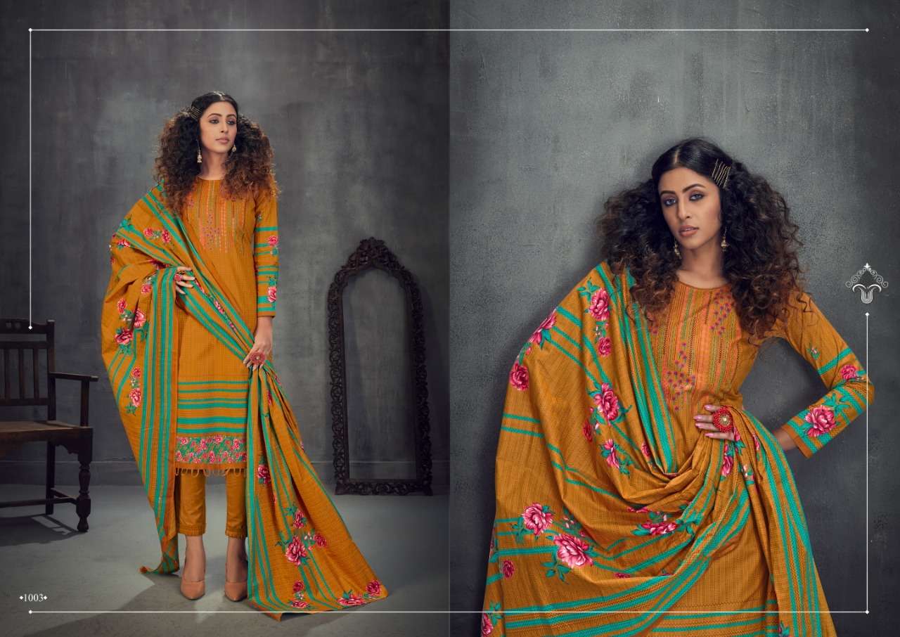 AMIRA VOL-1 BY SLT 1001 TO 1010 SERIES BEAUTIFUL SUITS STYLISH FANCY COLORFUL PARTY WEAR & OCCASIONAL WEAR PURE COTTON PRINTED DRESSES AT WHOLESALE PRICE