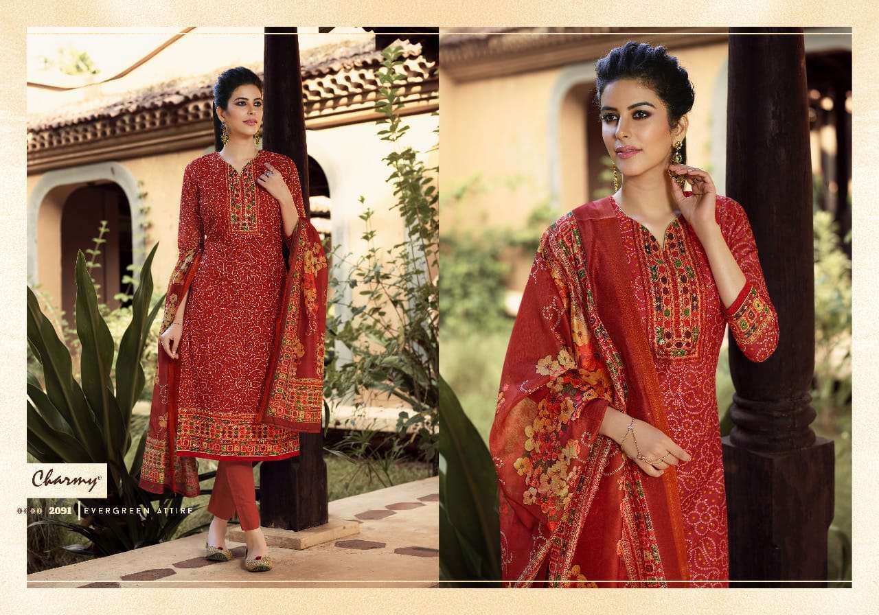 SYMPHONY BY MEERA TRENDZ 2091 TO 2098 SERIES BEAUTIFUL PAKISTANI SUITS COLORFUL STYLISH FANCY CASUAL WEAR & ETHNIC WEAR MODAL CHANDERI SILK EMBROIDERED DRESSES AT WHOLESALE PRICE