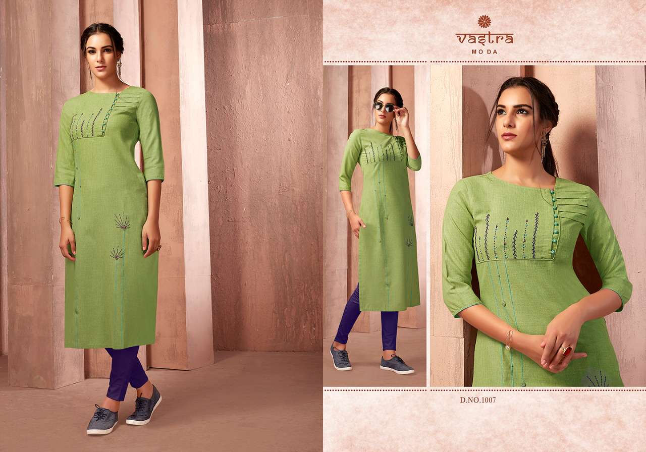 SPLASH VOL-1 BY VASTRA MODA 1001 TO 1008 SERIES STYLISH FANCY BEAUTIFUL COLORFUL CASUAL WEAR & ETHNIC WEAR RAYON GOLD PRINT KURTIS AT WHOLESALE PRICE