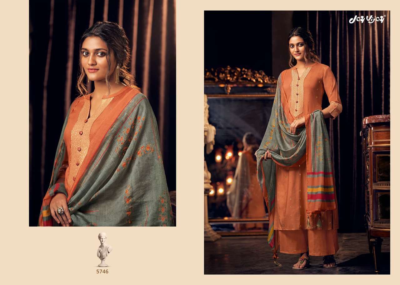 LUMIERE BY JAY VIJAY PRINTS 5741 TO 5750 SERIES BEAUTIFUL SUITS STYLISH FANCY COLORFUL PARTY WEAR & OCCASIONAL WEAR PURE BEMBERG SILK HANDWORKED DRESSES AT WHOLESALE PRICE