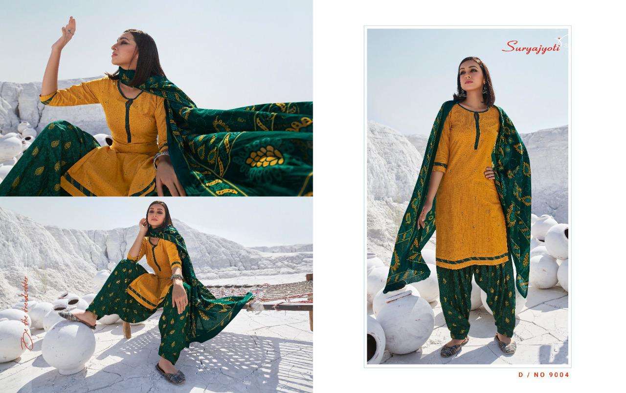 SUI DHAGA VOL-9 BY SURYAJYOTI 9001 TO 9015 SERIES BEAUTIFUL SUITS STYLISH FANCY COLORFUL PARTY WEAR & OCCASIONAL WEAR COTTON PRINT DRESSES AT WHOLESALE PRICE