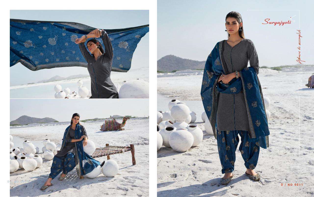 SUI DHAGA VOL-9 BY SURYAJYOTI 9001 TO 9015 SERIES BEAUTIFUL SUITS STYLISH FANCY COLORFUL PARTY WEAR & OCCASIONAL WEAR COTTON PRINT DRESSES AT WHOLESALE PRICE