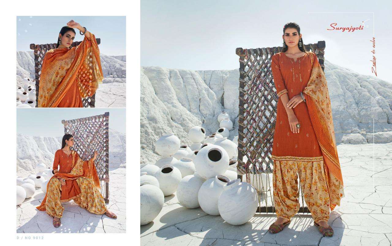 SUI DHAGA VOL-9 BY SURYAJYOTI 9001 TO 9015 SERIES BEAUTIFUL SUITS STYLISH FANCY COLORFUL PARTY WEAR & OCCASIONAL WEAR COTTON PRINT DRESSES AT WHOLESALE PRICE