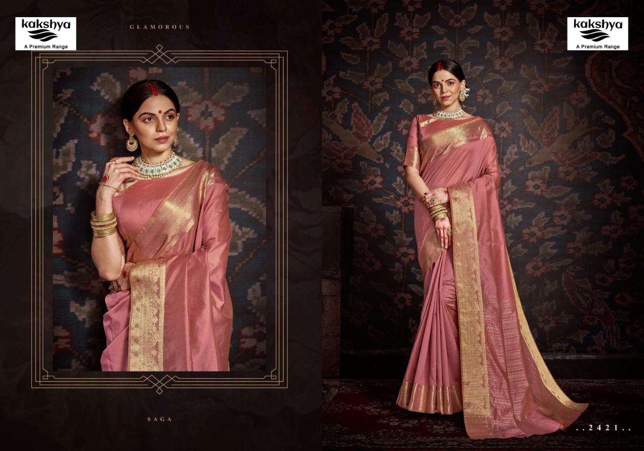 RIYA BY KAKSHYA 2419 TO 2424 SERIES INDIAN TRADITIONAL WEAR COLLECTION BEAUTIFUL STYLISH FANCY COLORFUL PARTY WEAR & OCCASIONAL WEAR ASSAM SILK SAREES AT WHOLESALE PRICE